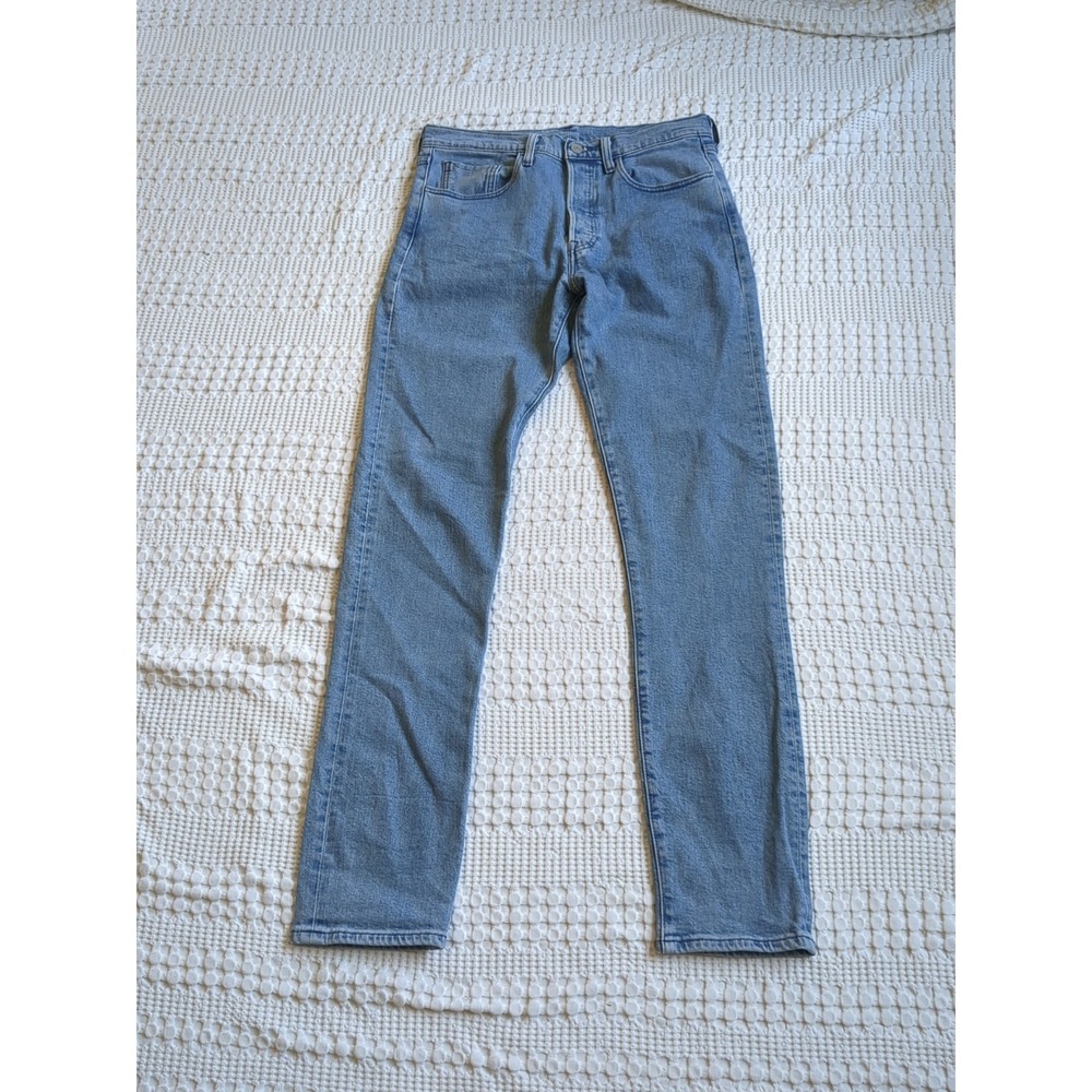 Levi's Selvedge L5155 Jeans Slim Straight Sz 30 Blue Light Wash 30X30